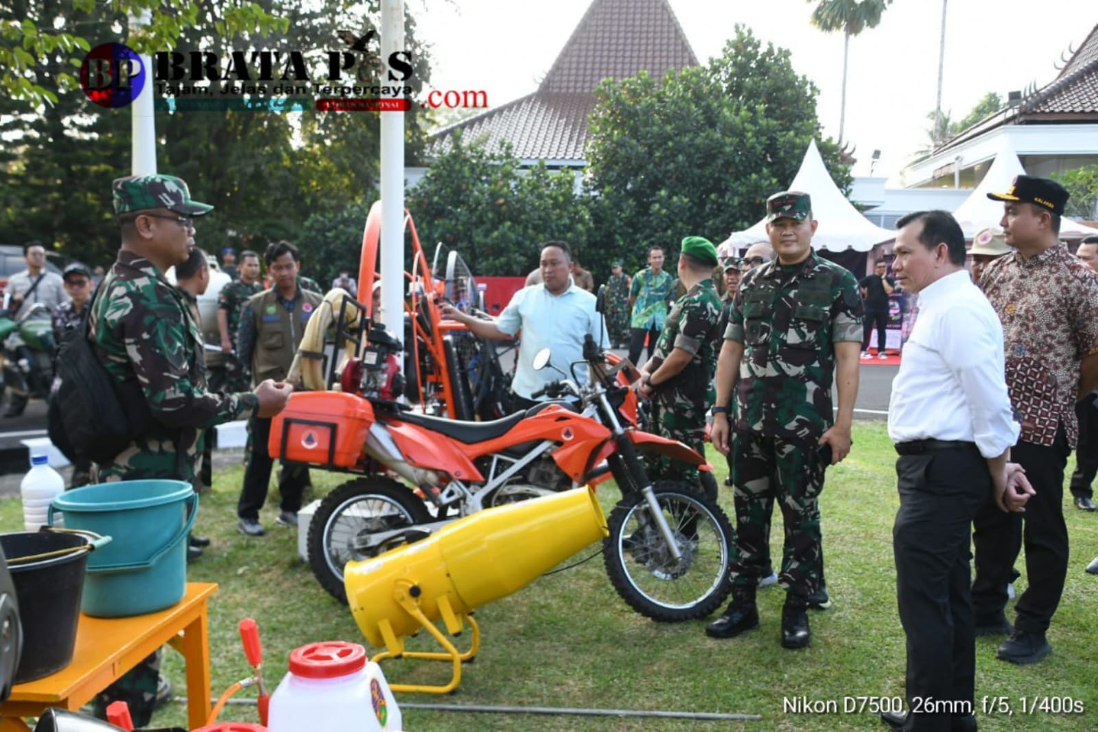 Danrem 044/Gapo Cek Kesiapan Apel Gelar Pasukan Karhutla